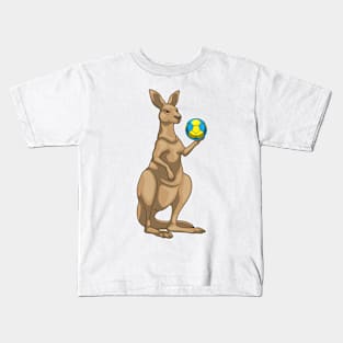 Kangaroo Handball player Handball Kids T-Shirt